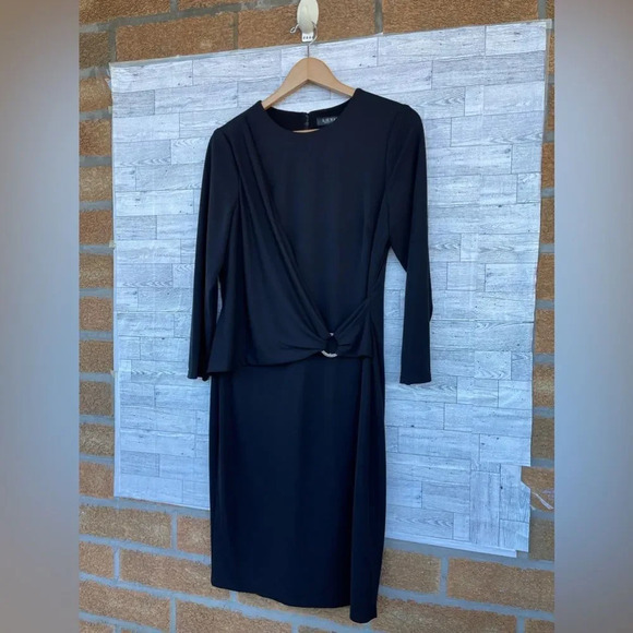 Ralph Lauren black label Fabiana-Elbow Sleeve-Day Dress size 12 - Picture 6 of 17